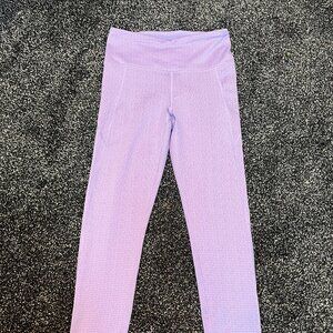 Under Armour Women's Cropped Purple Leggings Size Small